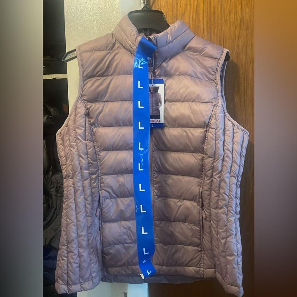 Women's Purple Puffer Vest